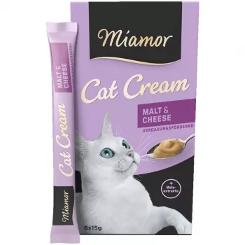 MIAMOR Cat Cream Malt & Cheese - kassimaiustused - 6x15g