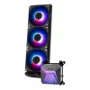 All-in-one vedelikjahuti MSI MAG Coreliquid A15 360 — 3x 120 mm ventilaatorit, radiaator 394 x 120 x 27 mm, pump 5V, RGB, toetab LGA 1851