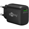 USB-A QC kiirlaadija (18 W) (must)