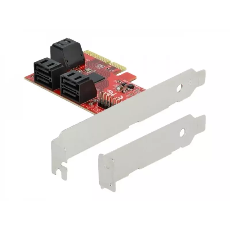 SATA PCI Express x4 kaart DeLOCK 6 porti madalprofiilne vormitegur