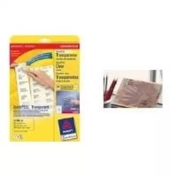 Avery L4772 - läbipaistvad aadressisildid - 42,3 x 99,1 mm - 300 tk. (25 lehte x 12) - (L4772-25)