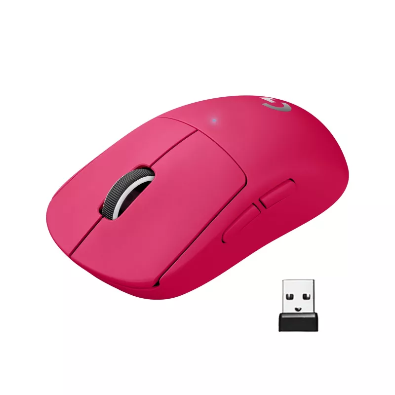 Logitech PRO X SUPERLIGHT juhtmeta hiir magenta hiir (910-005957)