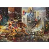 Thomas Kinkade Studios: DC Justice League - The Women of DC, 1000-osaline pusle