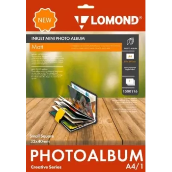 Fotoalbum Lomond Mini Album 1500116 Väike ruudukujuline matid lehed 32×40 mm