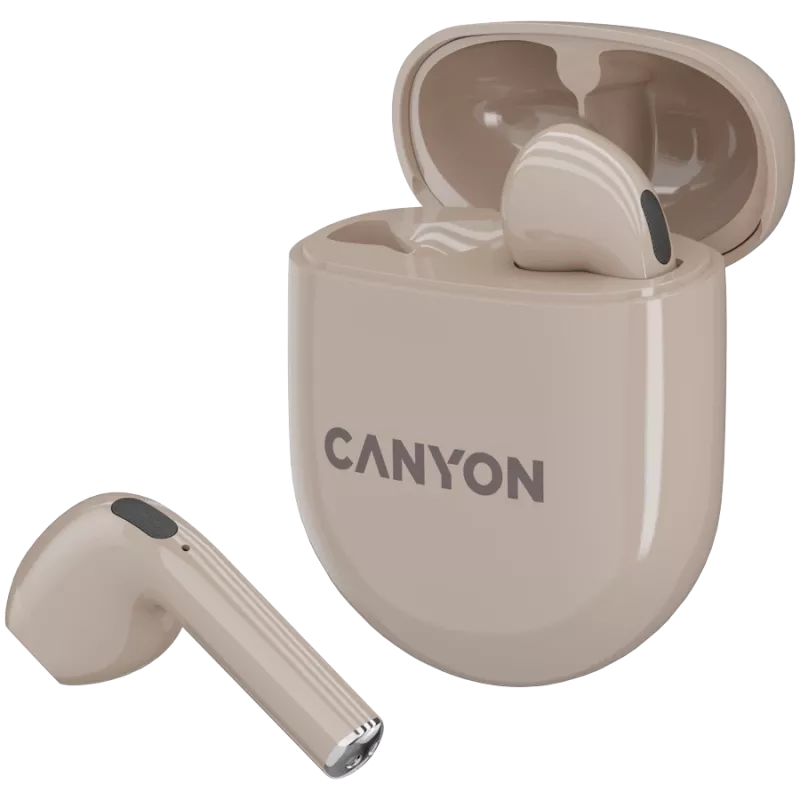 Canyon Bluetooth Peaklarid TWS-6 mängurežiim/BT 5.3 beež jaemüük (CNS-TWS6BE)