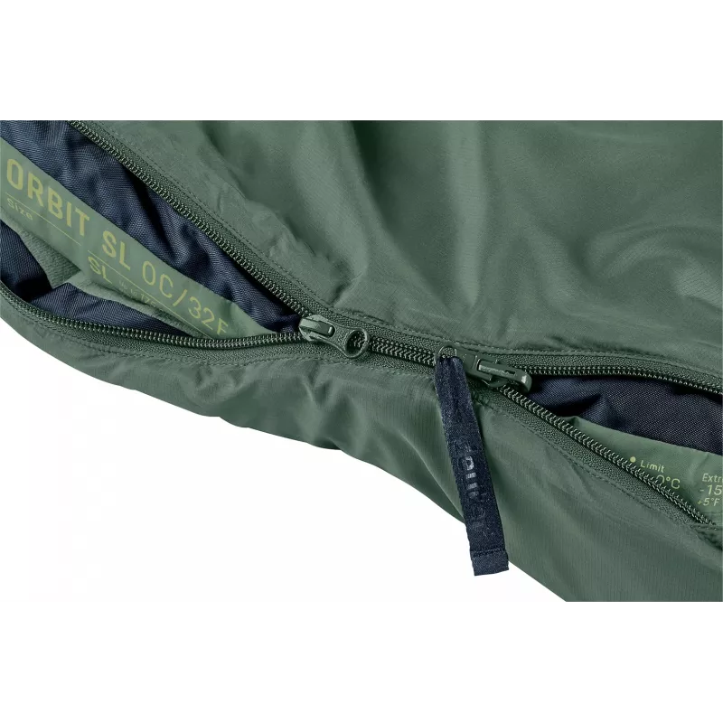 Magamiskott DEUTER Orbit SL 0 °C / 32 °F Täiskasvanute muumia, PES ripstop kangas, laius 740 mm, sügavus 470 mm