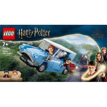 LEGO Harry Potter Lennukas Ford Anglia Auto Mänguasi 7+ Aastastele Lastele, Poistele ja Tüdrukutele, Ehitatav Mudel Ron Weasley Minifiguuri ja Hedwigiga