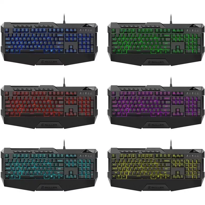 Sharkoon SKILLER SGK4 klaviatuur Gaming USB QWERTZ Saksa Must