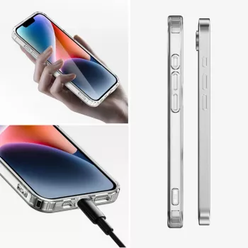 4smarts Premium – 360° kaitsekomplekt – tagakate mobiiltelefonile – ühildub MagSafe'iga – termoplastiline polüuretaan (TPU)
