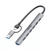 Unitek H1209AGY01 USB-A 5Gbps 7in1 USB-jaotur