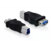 USB-adapter DeLOCK USB 3.0-B M USB 3.0-A FM-le 65179