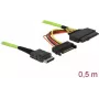 SAS-kaabel DeLOCK 85802 0,5 m 32 Gbit/s
