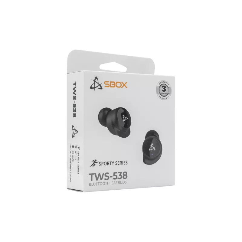 Kõrvaklapid SBOX EB-TWS538 Must
