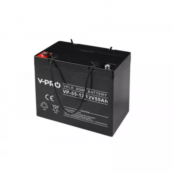 Aku VIPER VPRO 12V 55Ah (suletud AGM) mudel 22725 varutoiteks ja UPS-iks