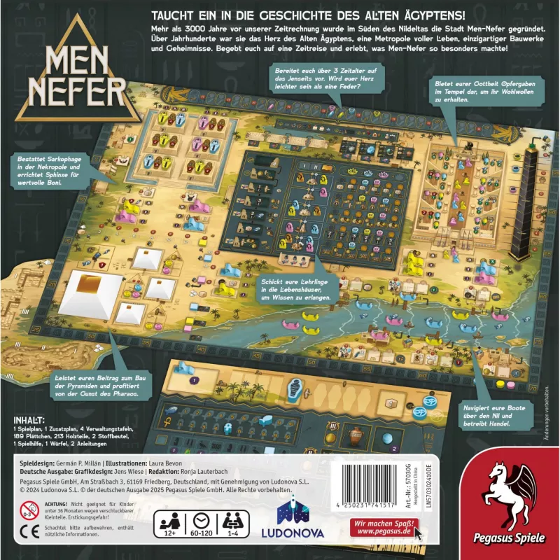 Men-Nefer, lauamäng