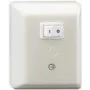 Rutenbeck SAR Ap - High-current relay switch - 1 Kippschalter - 8 A - AC 230 V - Pearl White, RAL 1013 (50010102)