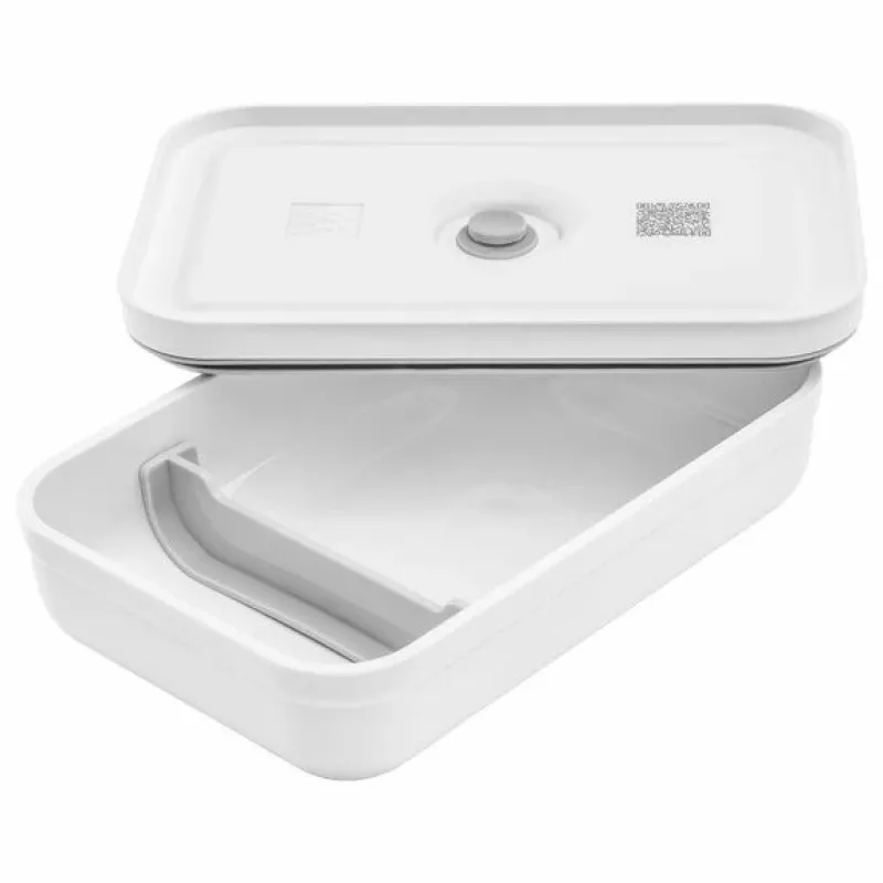 Lõunakarp ZWILLING FRESH & SAVE 1 L, plastikust silikoontihendiga, hall/valge