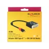 Video kaabliadapter DeLOCK 61213 USB USB-C to DVI 0.2m Must