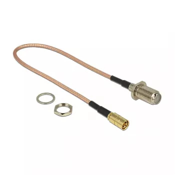 Coaxial kaabel DeLOCK 13024 0.25 m F SMB Brown