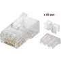 Microconnect KON505-50 juhtmepistik RJ45 Läbipaistev