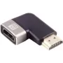 HDMI-A adapter ShiverPeaks 10-01052 90° vasak nurk, metallkorpus, toetab kuni 8K