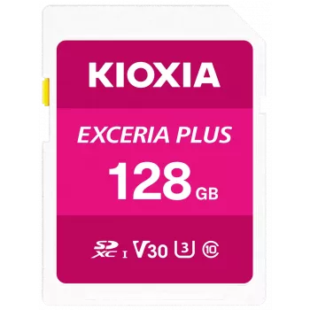 Flash Memory Kioxia 128GB SDXC UHS-I Exceria Plus