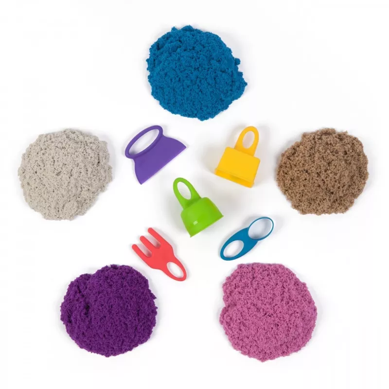 Kinetic Sand Castle Case - Lime roheline
