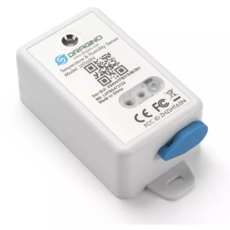 DRAGINO LoRaWAN temperatuuri- ja niiskusandur LHT65S-EU868-E3 — LoRaWAN EU868 keskkonnaandur