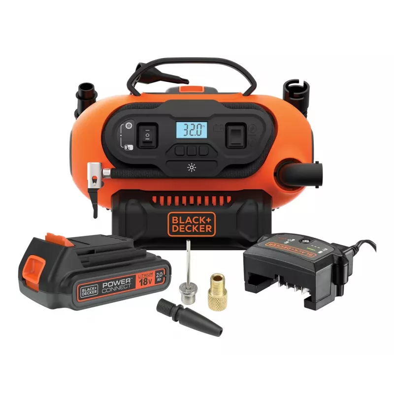 Black & Decker BDCINF18N-QS õhukompressor 160 l/min AC/sigaretisüütaja