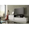 Cama TV-kapp SIGMA 3 180 valge/valge läikiv + must