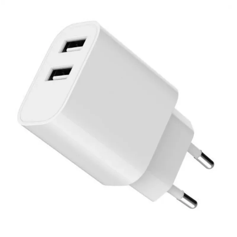 Laadija Gembird TA-UC-2A12-01 siseruumides AC 2.4A 2 USB valge