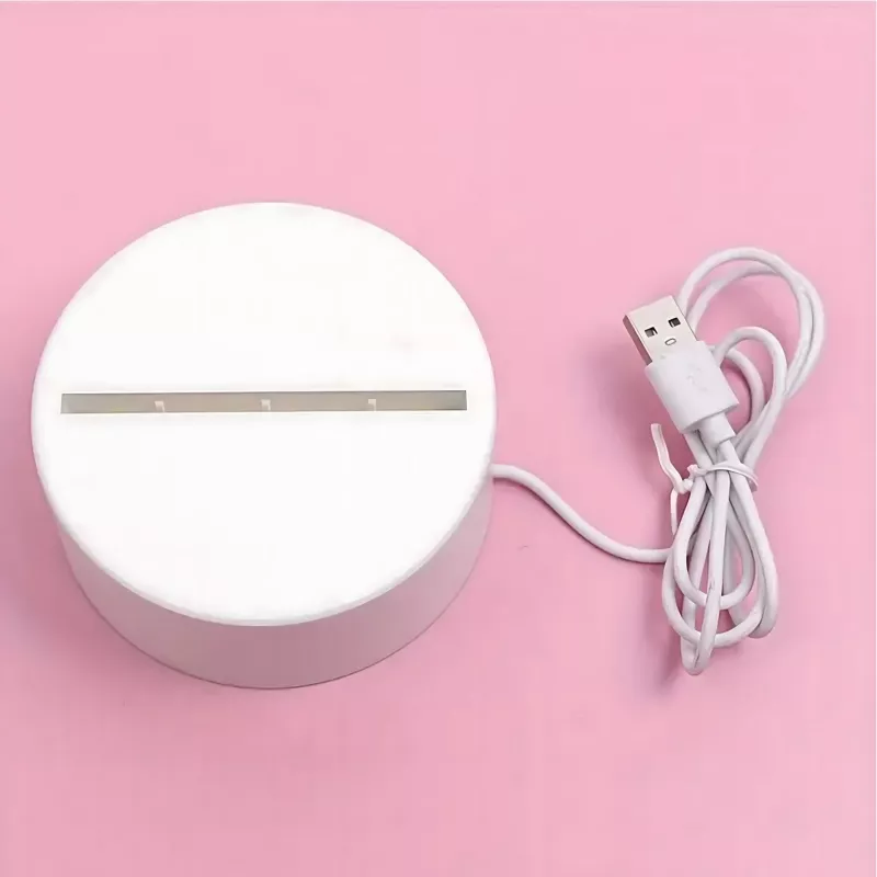 Öölamp Extralink HOME 3D optiline illusioon “Pierced Hearts” USB voodilamp