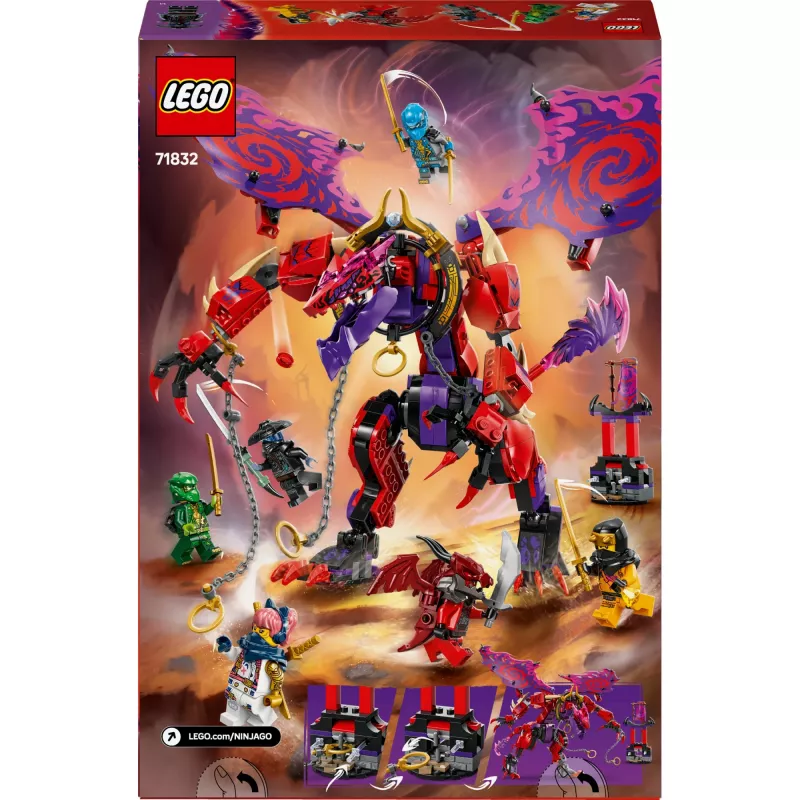 LEGO NINJAGO 71832 Thunderfangi kaose draakon