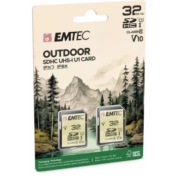 Välkmälu Emtec 32GB UHS-I U1 V10 Outdoor ECMSD32GHCU1ORP