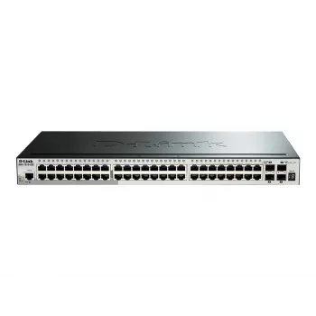 D-Link 52-pordiline Gigabit virnastatav nutihalduslüliti, sealhulgas 4 x 10G SFP+