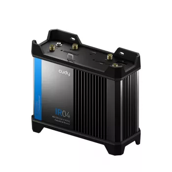 Traadita ruuter Cudy IR04_EU 300 Mbps, 2,4 GHz Wi‑Fi 4 (802.11n), 4x Fast Ethernet, 1x USB 2.0, LTE (4G) tugi