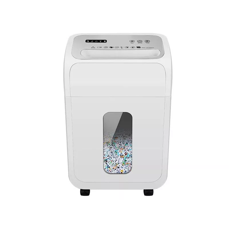 Kontori paberipurustaja TRACER TRANIS47633 valge — 4x12 mm ristlõige, 14-lehe mahutavus, 20 l korv