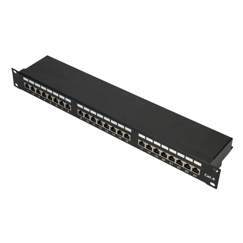 Extralink CAT6 STP V2 | Patchpaneel | 24 porti
