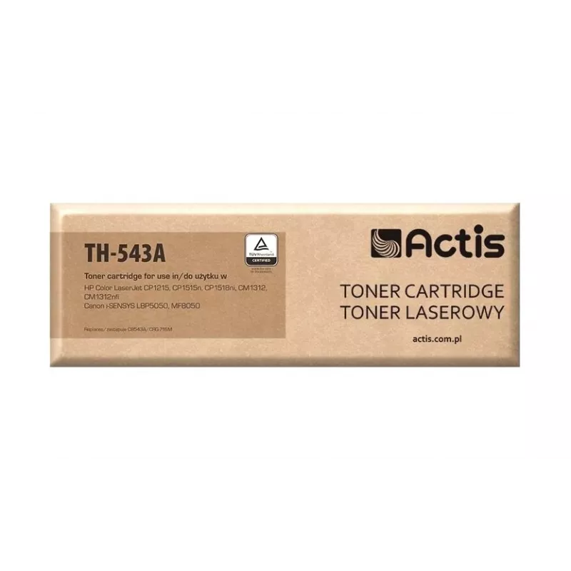 Actis TH-543A tooner (asendus HP 125A CB543A, Canon CRG-716M; Standard; 1500 lehekülge; magenta)