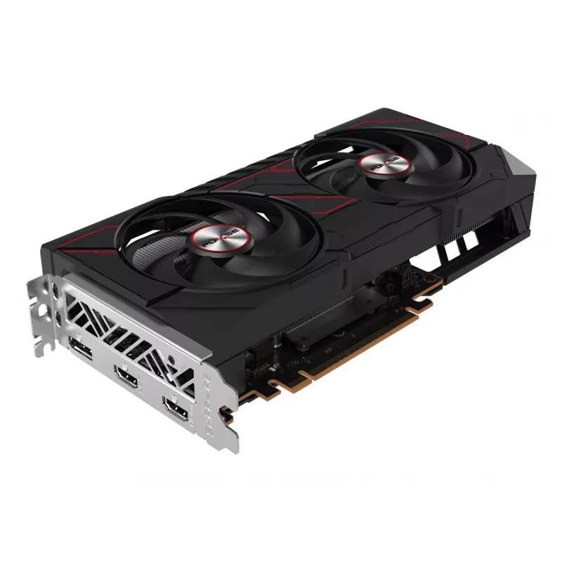 Graafikakaart Sapphire Radeon RX 9060 XT 8GB GDDR6, 128-bit, PCIe 5.0, 3320 MHz, 2x DP + HDMI