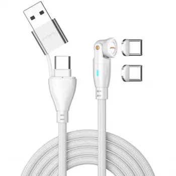 USB-kaabel 4smarts 541236 USB 2.0 1,8 m USB C Valge