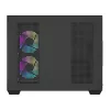 Arvutikorpus DarkFlash B275 PRO (must) koos 6 kaasasoleva jahutusventilaatoriga