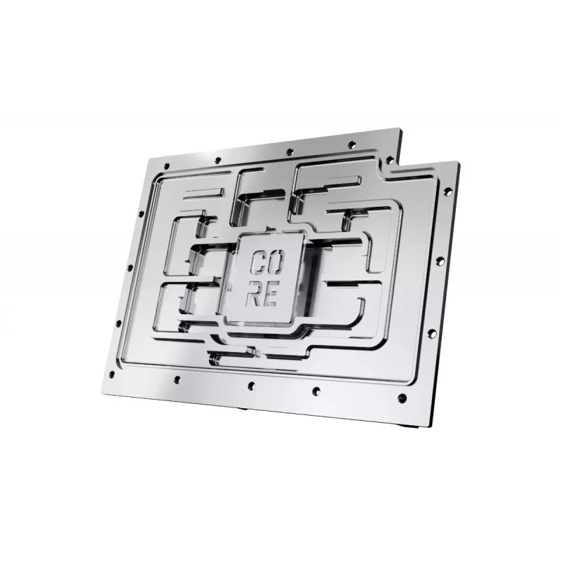 Tagumine plaat Alphacool 10268 Akrüül Alumiinium Kroom Vask Nailon Must 160.8mm