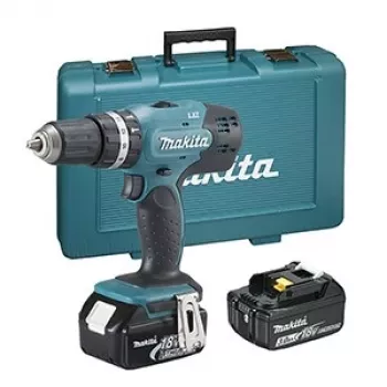 Makita DHP453RFE trell, võtmeta, must, sinine, 1,8 kg