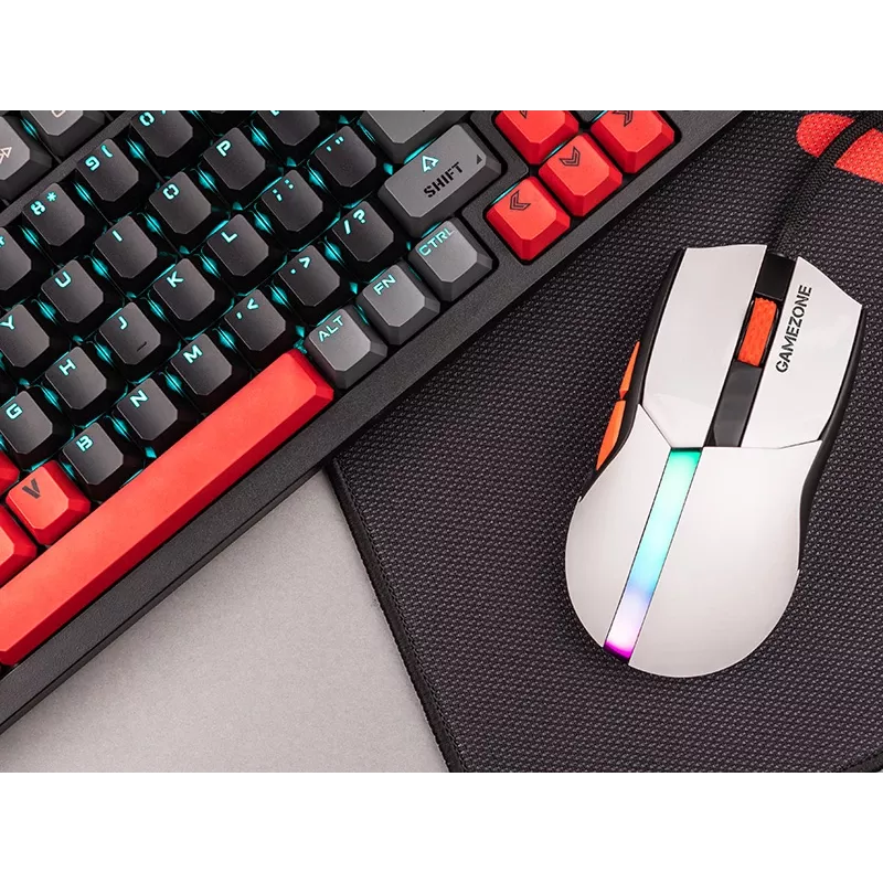 Hiir Tracer 47417 Gamezone Cool Valge RGB USB