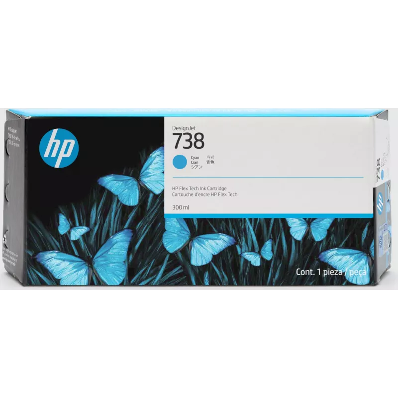 Tindikassett HP 498N4A 738 Must ühilduv HP printeritega, asendusmust tindikassett