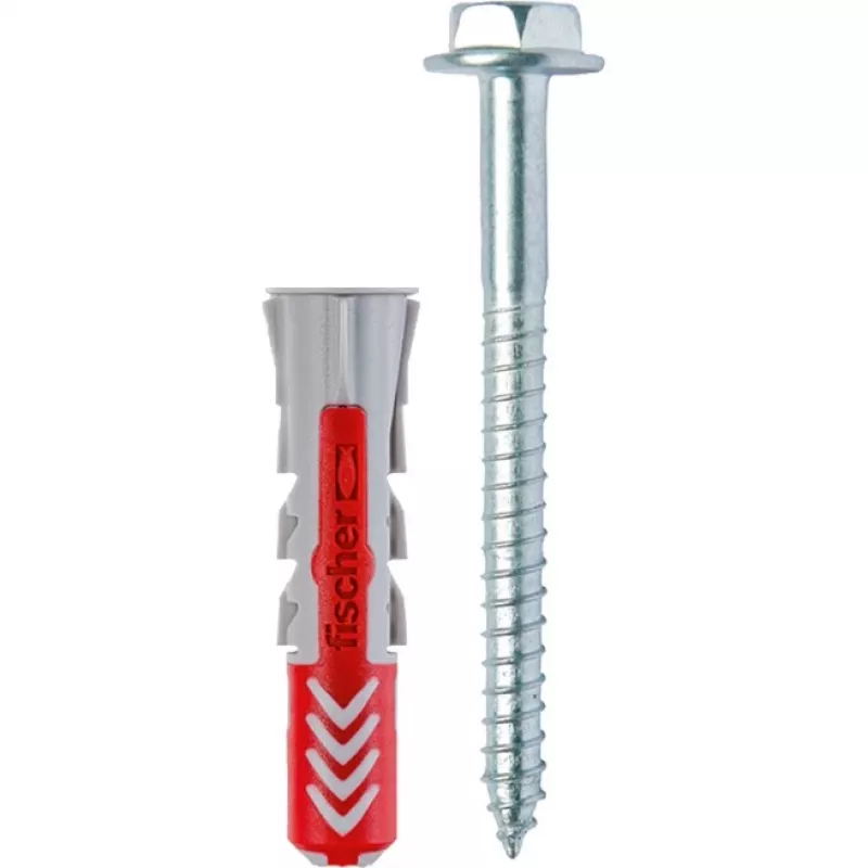 FISCHER TÜÜBEL DUOPOWER 10x50 S 25 tk. KOOS KRUVIDEGA