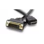 AG Neovo CB-01 1,8 m HDMI DVI-D Must