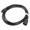 Lanberg CA-C13E-11CC-0030-BK Stromkabel Schwarz 3 m C13-Koppler C14-Koppler (CA-C13E-11CC-0030-BK)