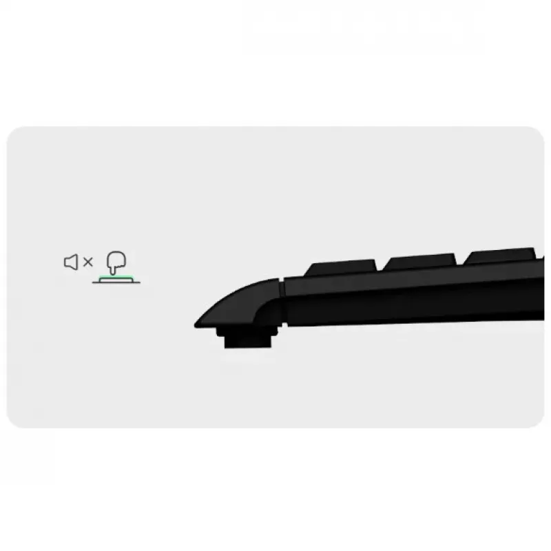 KeySonic KSK-5011ELC (DE) klaviatuur Kodu USB QWERTZ Saksa Must
